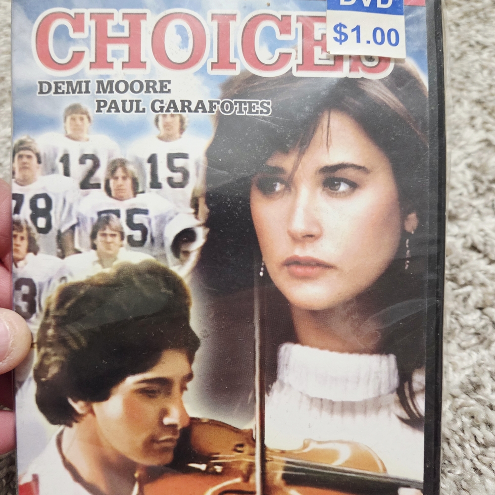 Choices DVD - Demi Moore - Black and White Cover
